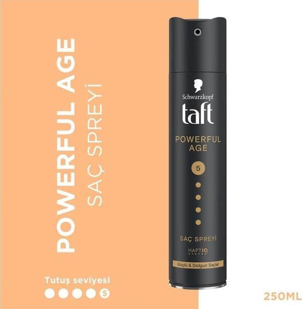 Taft Saç Spreyi Mega Güçlü Dolgun No: 5 250 ml - Image 1
