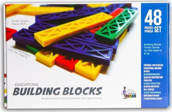 Mr. Toy Store Buıldıng Blocks / Yapı Blokları (48 Parça) / Plastik / Defalarca Kullan - Image 1