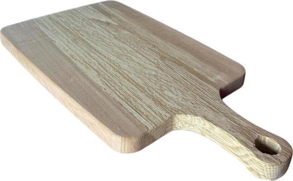 %100 Doğal Gürgen Ağacı Ahşap Kesme ve Sunum Tahtası 32 x 23 cm - Image 1