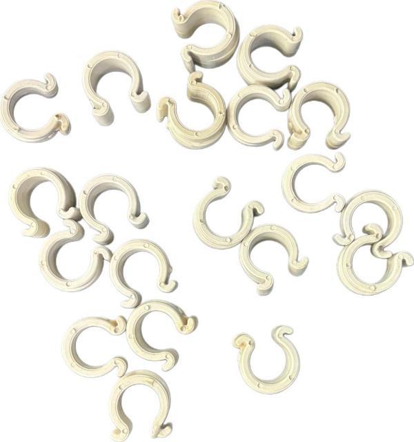 3/4" (27'lik) 100 Adet Sera Naylon Tutucu Klips - Image 1