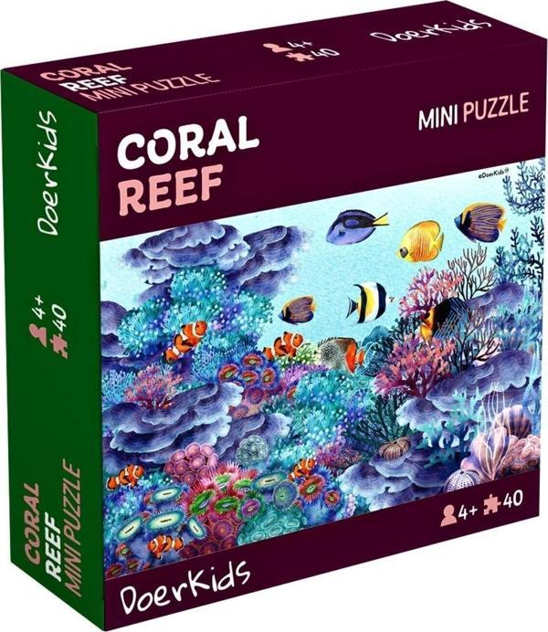 Doerkids Okyanus Mercan Resifi Mini Puzzle | 40 Parça | 4 Yaş - Image 1