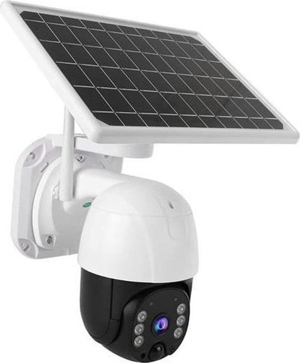 Solar Panelli Su Geçirmez Gece Görüş Destekli Wifi Bağlantılı Güvenlik Kamerası-Findit - Image 1