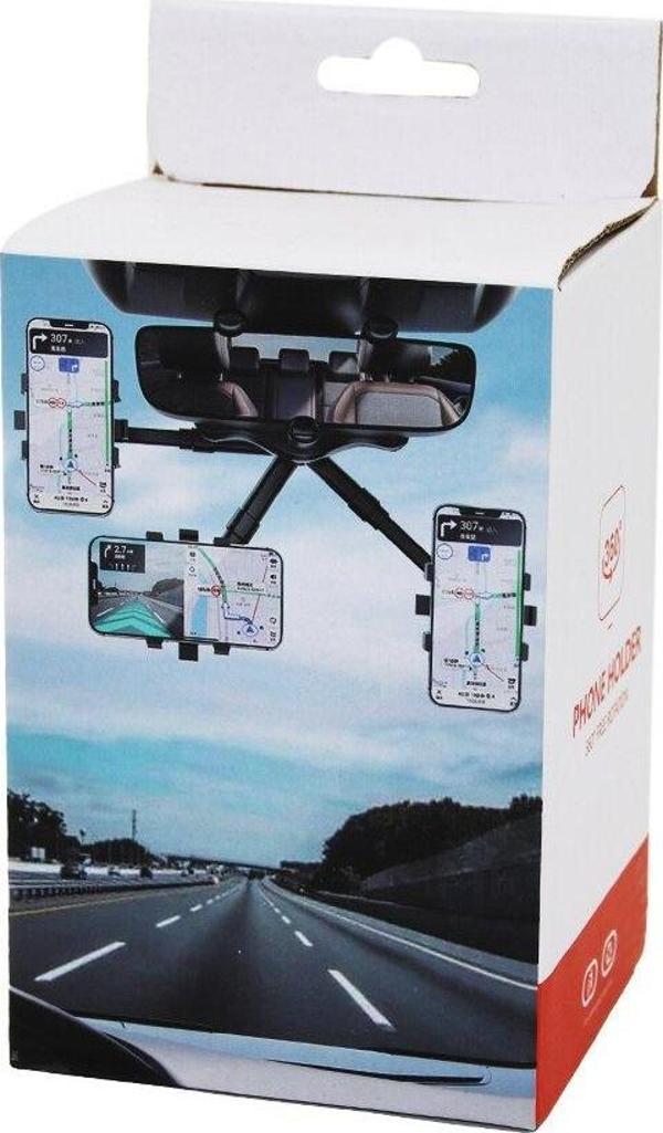 DİKİZ AYNA ARAÇ - OTO TELEFON TUTUCU 360 DERECE-Findit - Image 1