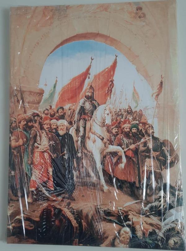 Kanvas Tablo Sultan Alparslan 70 x 100 cm - Image 1