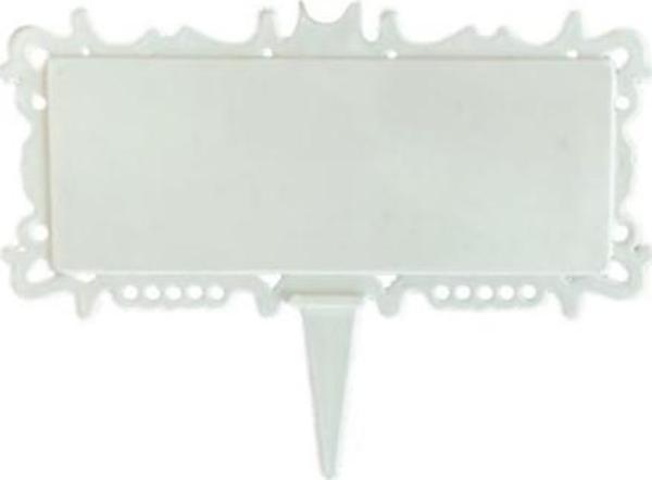 BEYAZ PLASTİK KÜÇÜK FİYAT ETİKETİ 100 LÜ - Image 1