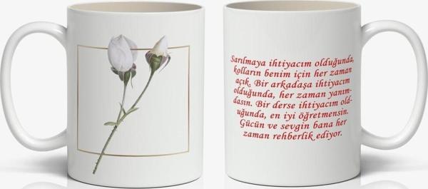 Anneye Sevginizi Anlatan-Anneye Özel Mesajlı 1 Adet Anneler Günü Hediyelik Kupa Mod1 - Image 1
