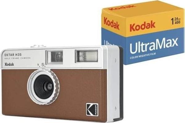 Kodak Ektar H35 Filmli Fotoğraf Makinesi Kahverengi 24 Exp Film Paketi - Image 1