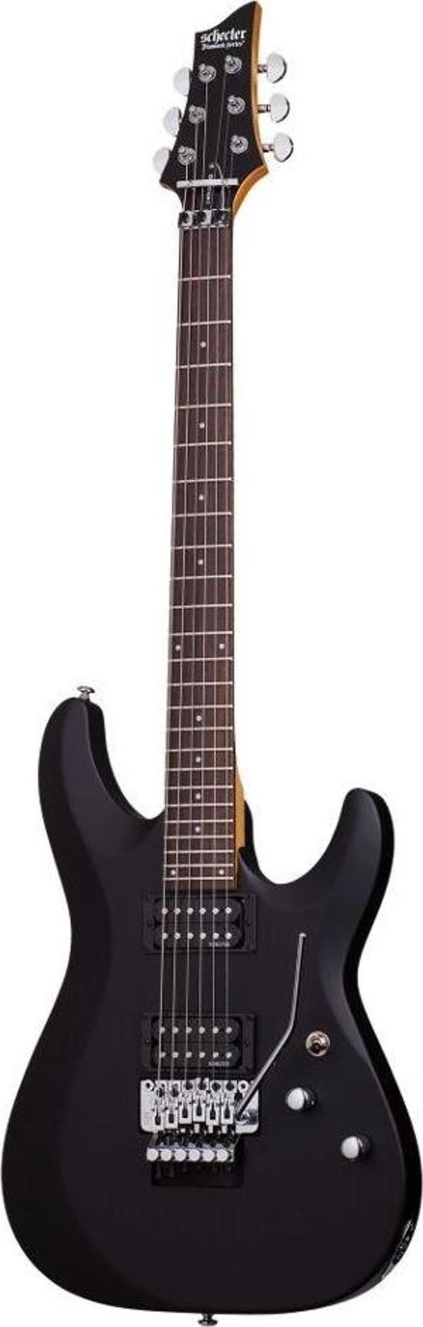 Schecter C-6 FR Deluxe Elektro Gitar (Mat Siyah) - Image 1