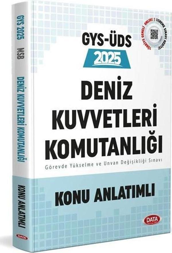 Data Yayınları 2025 Deniz Kuvvetleri Komutanlığı Personeli Görevde Yükselme Sınavı Konu Anlatımlı - Data Yayınları - Image 1