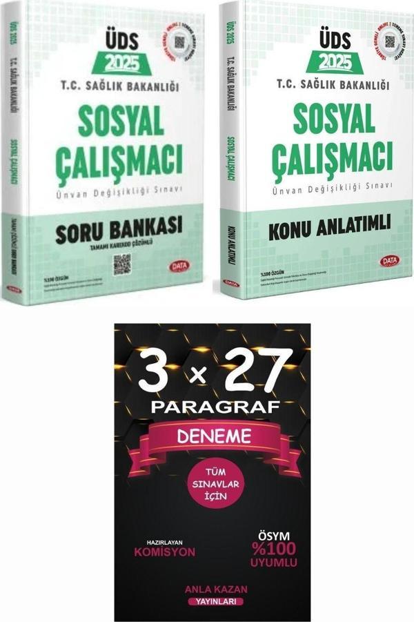 Data Yayınları 2025 Sağlık Bakanlığı ÜDS Sosyal Çalışmacı Konu + Soru + Paragraf Seti - Data Yayınları - Image 1