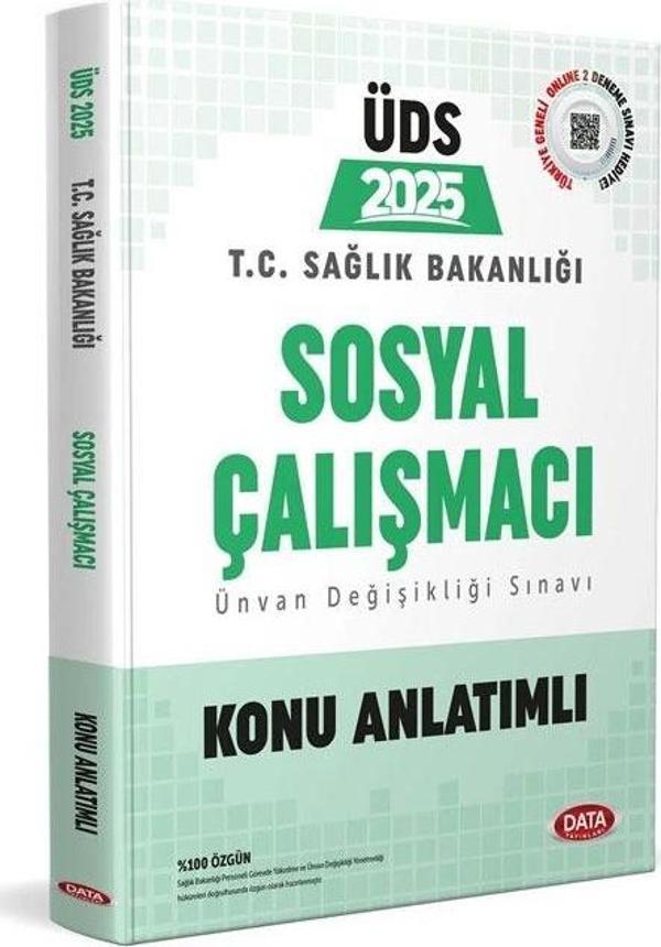Data Yayınları 2025 Sağlık Bakanlığı ÜDS Sosyal Çalışmacı Konu Anlatımlı - Data Yayınları - Image 1