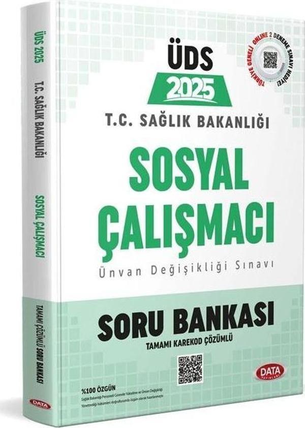 Data Yayınları 2025 Sağlık Bakanlığı ÜDS Sosyal Çalışmacı Soru Bankası Tamamı Karekod Çözümlü - Data Yayınları - Image 1