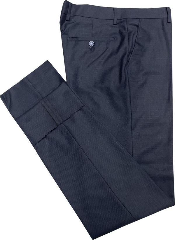 Avasar Erkek Lacivert Regular Fit Kumaş Pantolon-7224 - Image 1