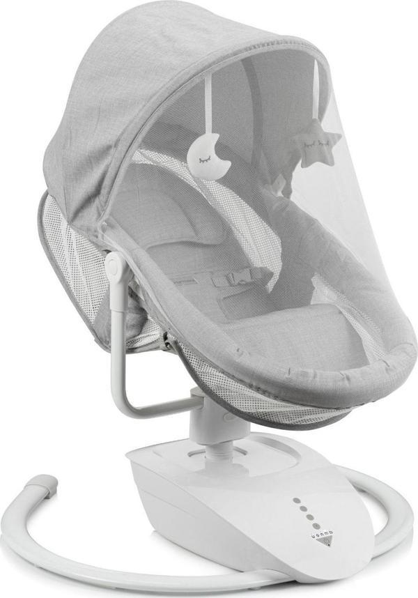 Poppypapa Fluppy Lüks Elektrikli 3D Multi Fonksiyonel Otomatik Sallanan Ana Kucağı Beşik - Image 1