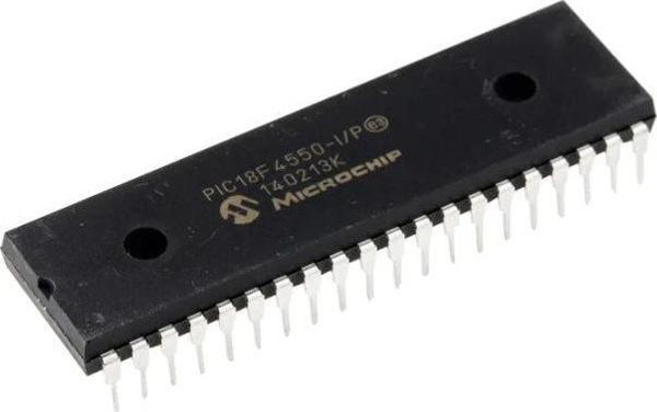 Microchip PIC18F4550-I/P Mikrodenetleyici 11 Adet - Image 1