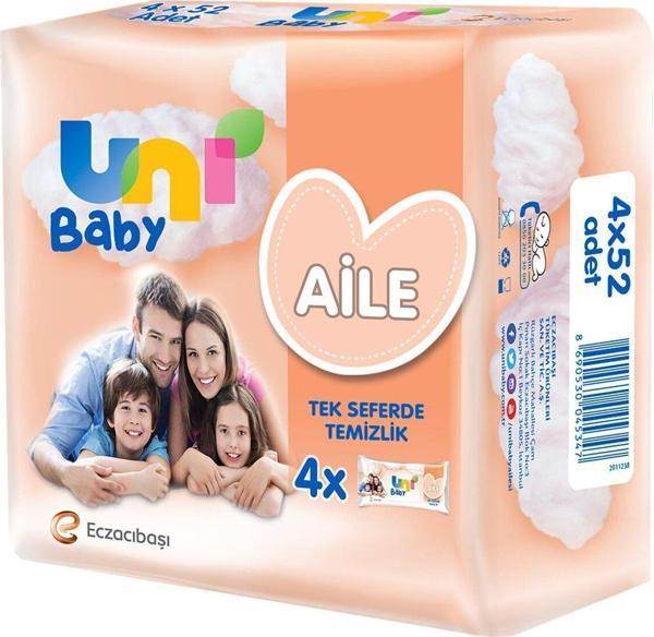 Uni Baby Islak Havlu Aile 4 x 52  - Image 1
