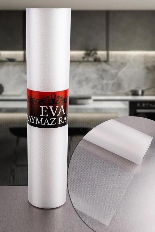 Eva Şeffaf Raf Örtüsü-Dolap Ve Çekmece İçi Kaymaz Kaydırmaz Örtü 45X10 - Image 1