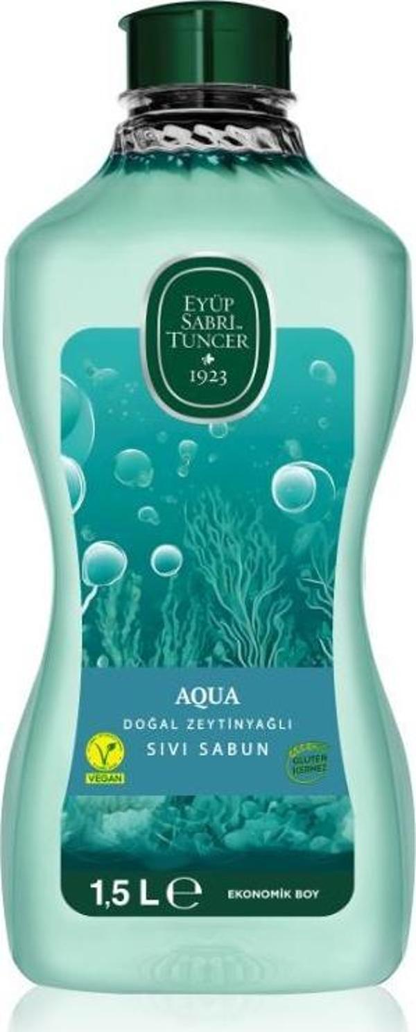 Eyüp Sabri Tuncer Doğal Zeytinyağlı Aqua Sıvı Sabun 1,5 L - Image 1