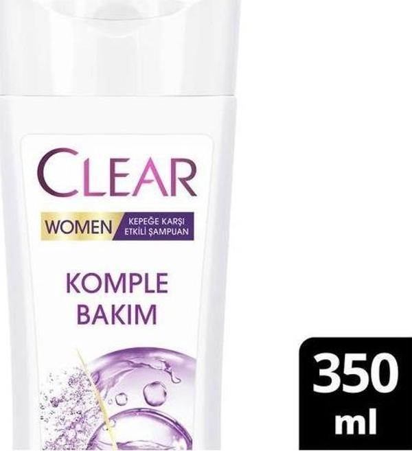 Clear Women Kepeğe Karşı Etkili Şampuan Komple Bakım Derinlemesine Nemlendirme 350 ml - Image 1