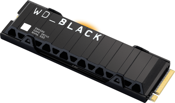 WD Black SN850X, WDS200T2XHE, 2TB, 7300/6600, Gen4, Soğutuculu, NVMe PCIe M.2 2280,  SSD - Image 1