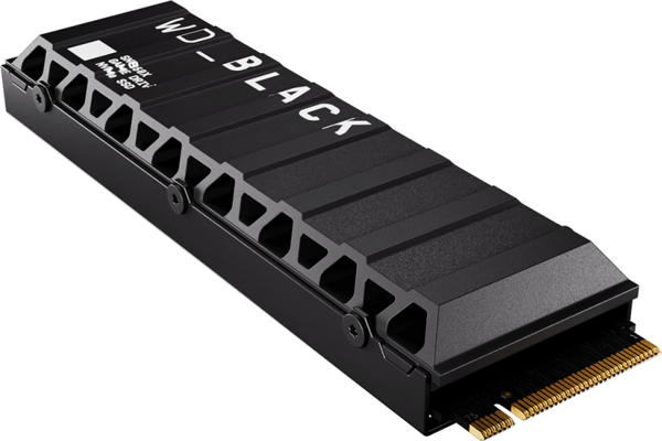 WD Black SN850X, WDS400T2XHE, 4TB, 7300/6600, Gen4, Soğutuculu, NVMe PCIe M.2 2280,  SSD - Image 1
