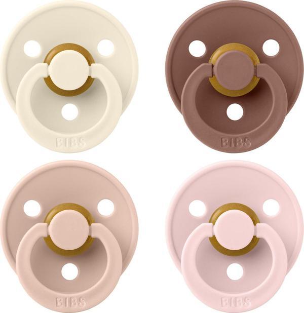 Bibs 4lü Emzik Seti - Ivory/Blush/Woodc./Blossom  - Image 1