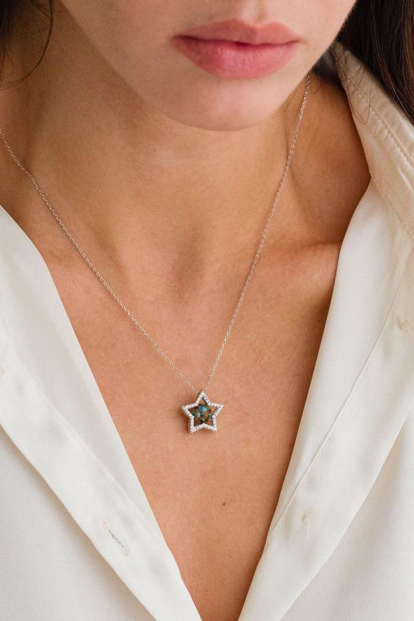 Bs Begisilver 925 Ayar Gümüş Miks Yıldız Kolye - Image 1