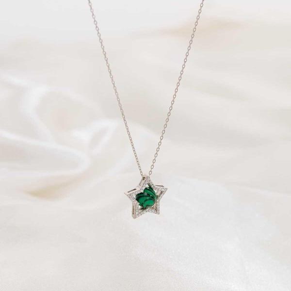 Bs Begisilver Orman Yıldızı Kolye 925 Ayar Gümüş - Image 1