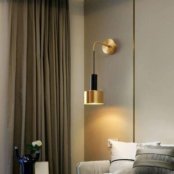 Rsylight Metal Retro Dekoratif Rustik Gold Aplik - Image 1