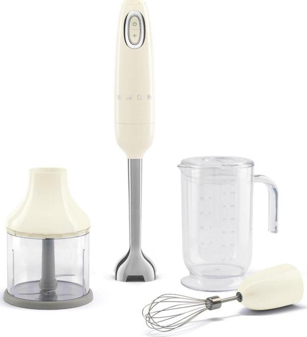 Smeg Krem 50's Style El Blender Seti-HBF03CREU - Image 1