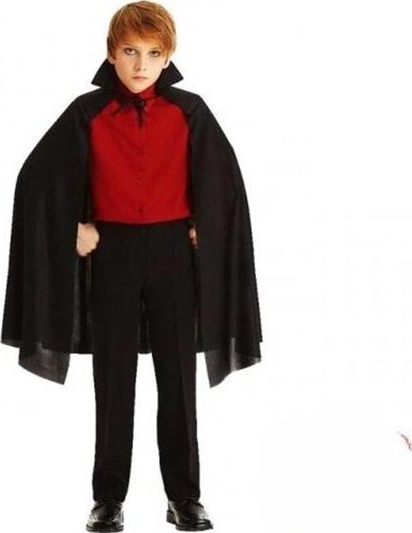 Siyah Yakalı Dracula Pelerini - Image 1