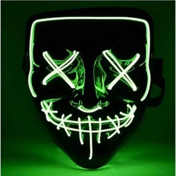 LED Işıklı Yeşil Maske - Image 1