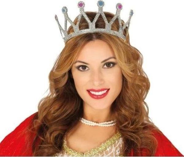 Rönesans Kraliçe Tacı Gümüş Renk - Image 1