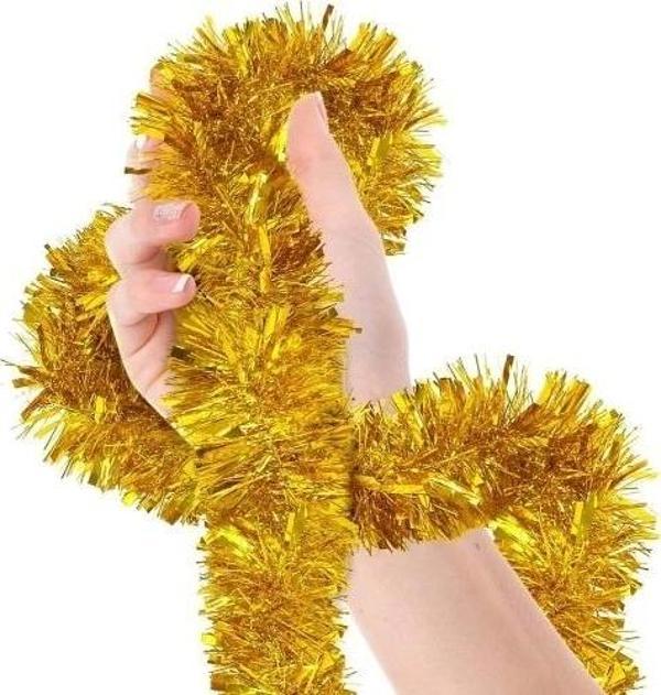 Simli Parti Süsü 2 Metre Gold - Image 1