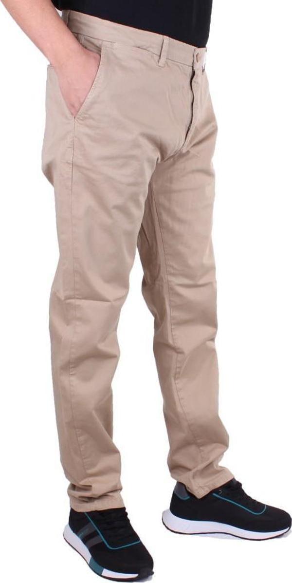 Twister Togo 728 Bej Yüksek Bel Rahat Paça Erkek Kanvas Pantolon - Image 1