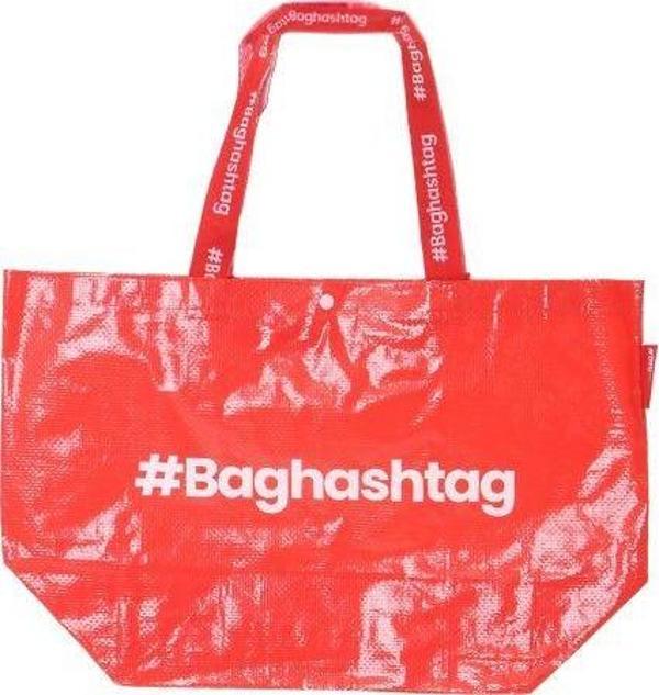 Baghashtag Kırmızı Kum Tutmaz Büyük Boy Plaj Çantası - Image 1