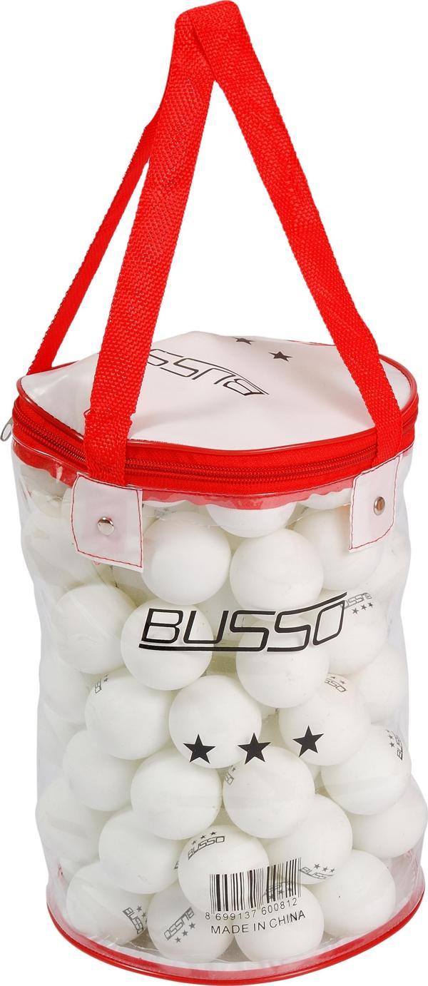 Busso PN105 40MM PİNPON TOPU ÇANTALI BEYAZ(GAZLI) - Image 1