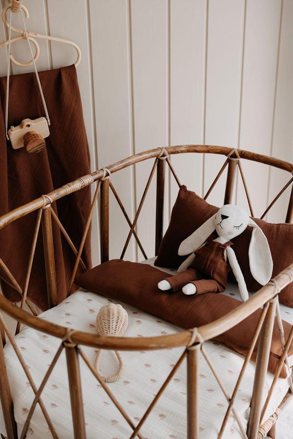 Tba Collection Bebek Boy Müslin Nevresim Takımı (100x150) | Daisy Ekru 100x150 cm - Image 1