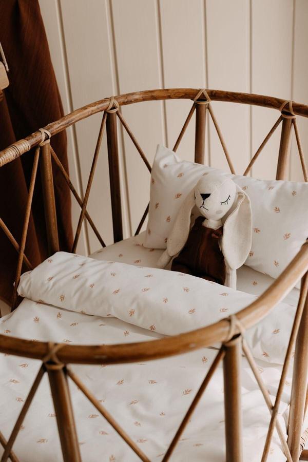 Tba Collection Park Yatak Nevresim Takımı (80X110) | Simple Brown Leaves Kahverengi 80x120 cm - Image 1