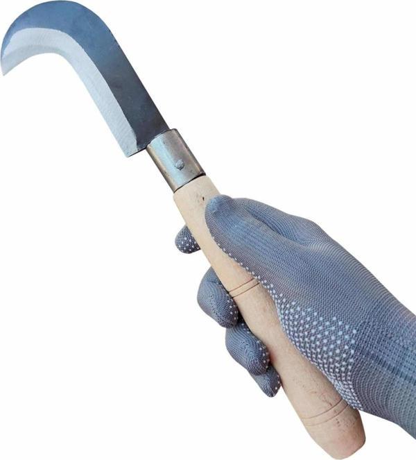 Saplı Mini Orak 30cm Çalı Diken Kesme el bıçkısı - Image 1