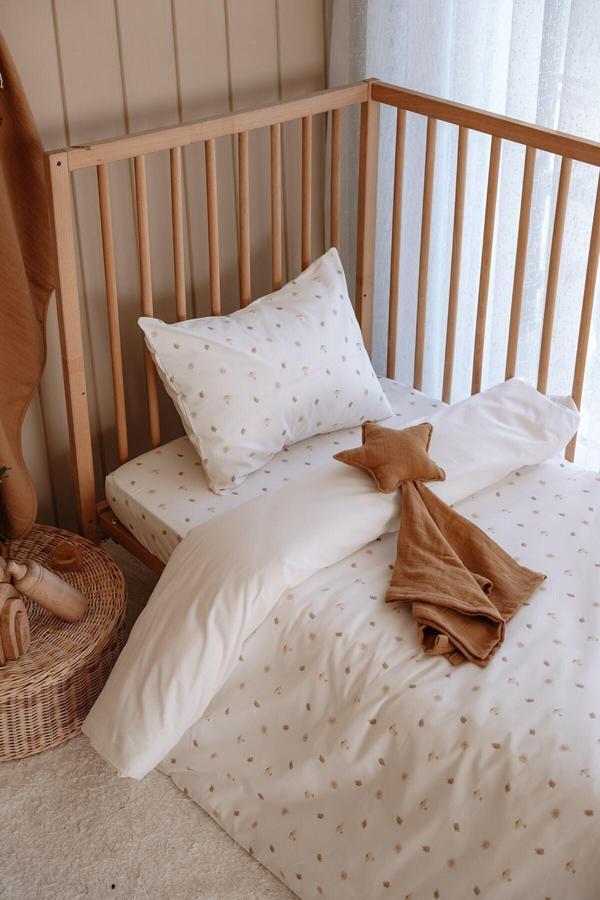 Tba Collection Bebek Boy Nevresim Takımı (100x150) | Daisy Leaves Çok Renkli 100x150 cm - Image 1