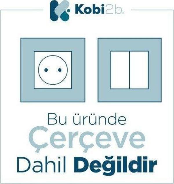 GÜNSAN EQONA FİLDİŞİ İKİLİ DATA PRİZ JAKSIZ (MKZ) - Image 1