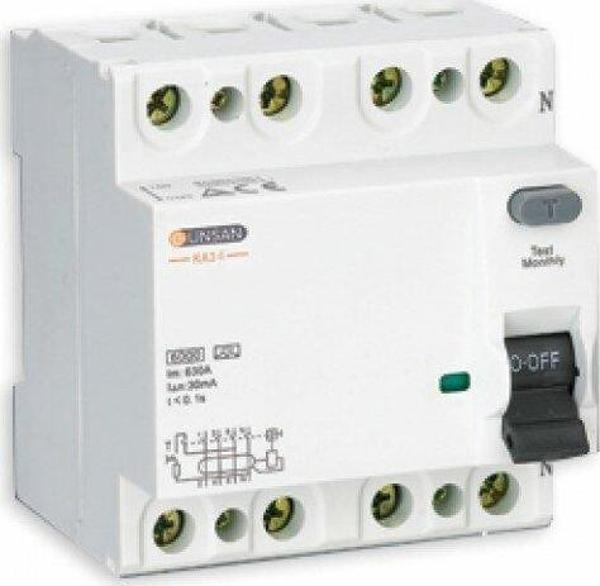 GÜNSAN VALTA  100A 300mA 4P 6kA  KAÇAK AKIM RÖLESİ - Image 1