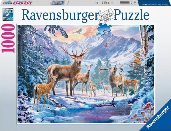 Ravensburger 1000 Parça Puzzle Karaca ve Geyik 199495 - Image 1