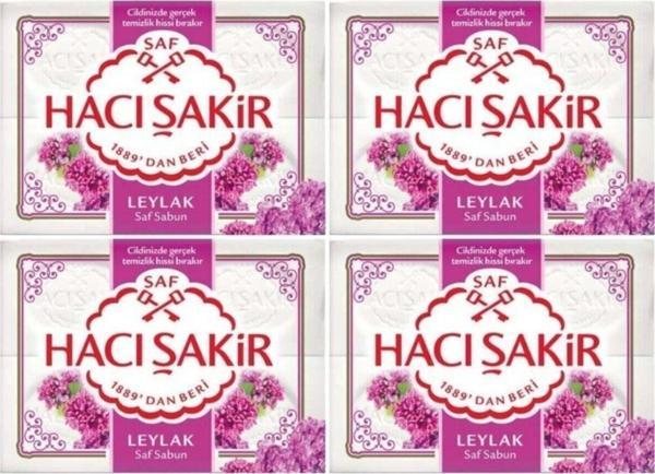 Hacı Şakir Leylak Kalıp Sabun 600 Gr X 4 Adet - Image 1