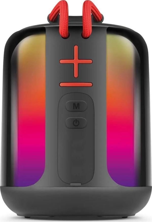 Taşınabilir Bluetooth Hoparlör Sese Duyarlı RGB Işık 5W Güçlü Ses 1200mAh Pil Çoklu Bağlantı Desteği - Image 1