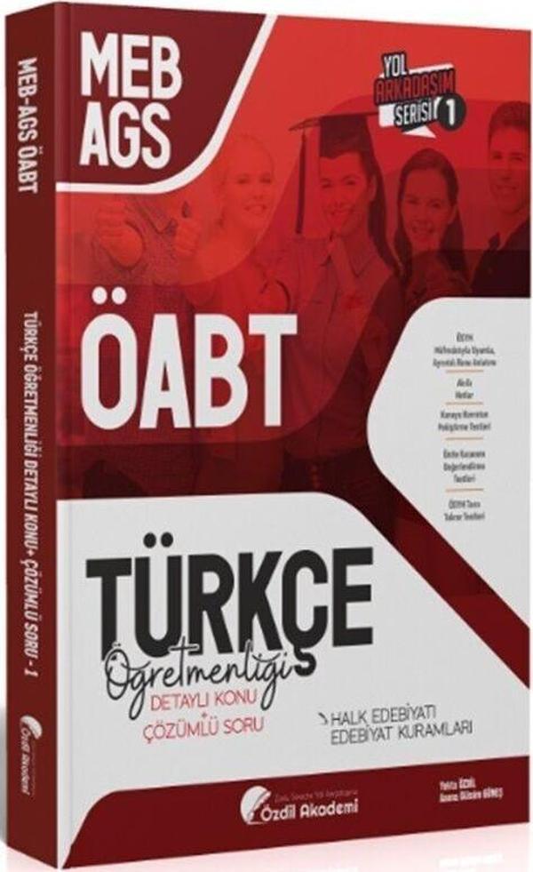 ÖABT MEB AGS Türkçe 1. Kitap Halk Edebiyatı Edebiyat Kuramları Konu Anl Soru Bankası Özdil Akademi - Akademi Yayınları - Image 1