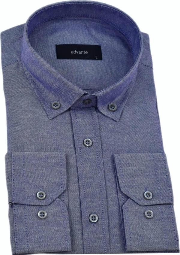 Erkek Klasik Tek Cepli Uzun Kol Gömlek BGL-ST04339 - Image 1