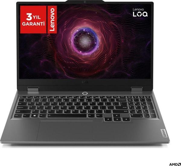 LENOVO LOQ AMD Ryzen 5-7235HS 24GB 512GB SSD 15.6" FHD 144Hz RTX3050 6GB GDDR6 DOS Gaming Laptop 83JC00DXTR - Image 1