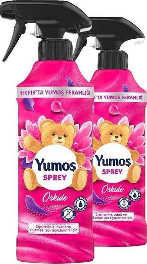 Yumoş Sprey Yıkaması Zor Eşyalar Için Orkide 450 ml x 2 - Image 1